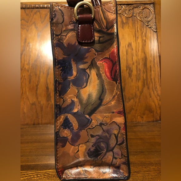 NWT-Patricia Nash-SET-Sienna Sunset-Zancona Tote & Reiti Trifold Wallet-$308 - Picture 7 of 16